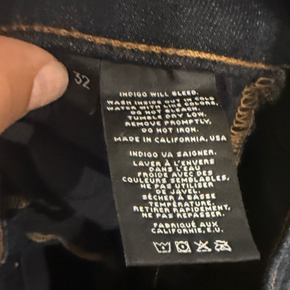 J Brand Dark Wash Women’s Jeans - Classic Slim Fit size 32 - Picture 9 of 9
